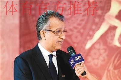 亚足联主席萨尔曼会见中国足协一行